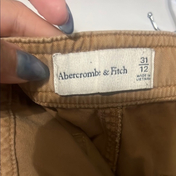 Abercrombie & Fitch Women’s Tan Cargo Pants 12 - Picture 3 of 3